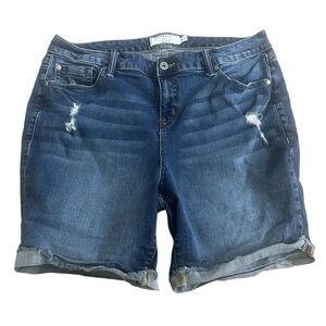 Womens Torrid‎ Denim Jean Fit Right Shorts Plus size 18
